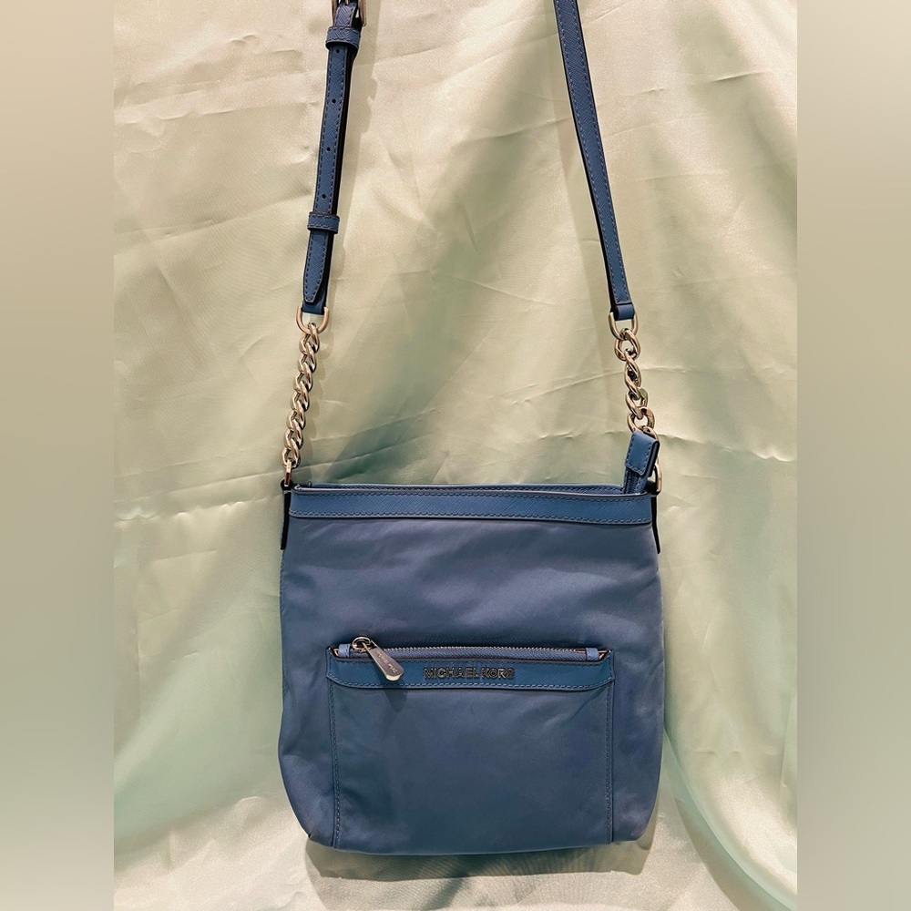 Michael Kors - Powder Blue Nylon Crossbody Bag - LIKE NEW!
